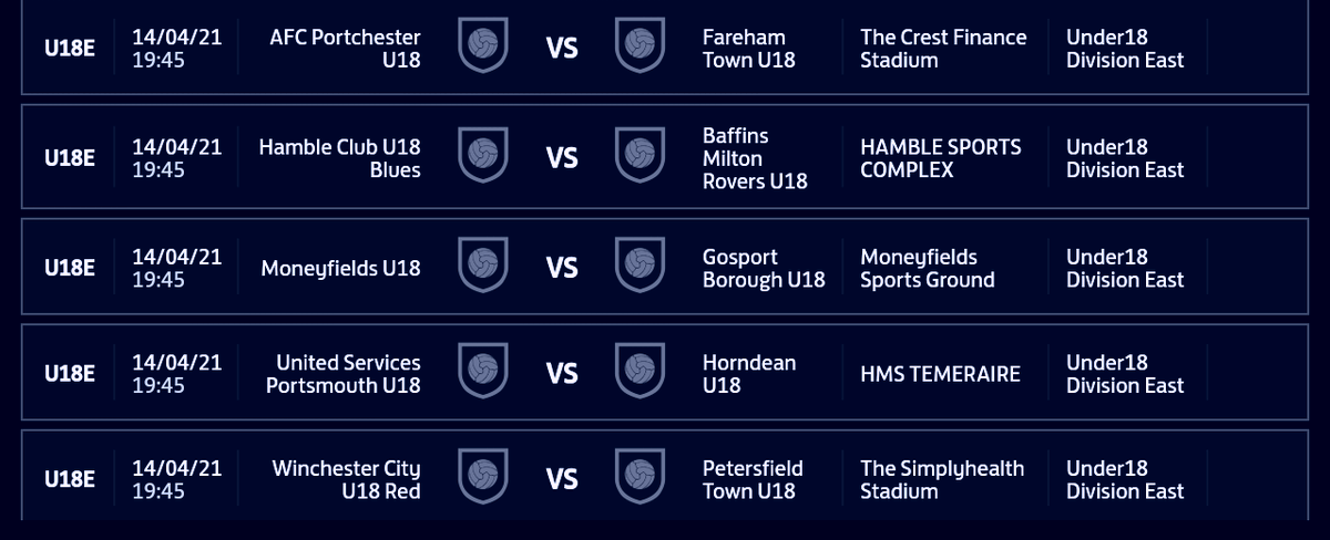 Pompey_Football's tweet photo. β½ @wyverncombfl β½
Under 18's
Great to see #HCDFL Youth teams playing again after Easter .. with our #Pompey sides underway on 11th + 14th April πβ¬
All the best to the U18's of @MONEYFIELDSFC @BMRFC @usportsmouthfc π https://t.co/1TUe9lPqv7