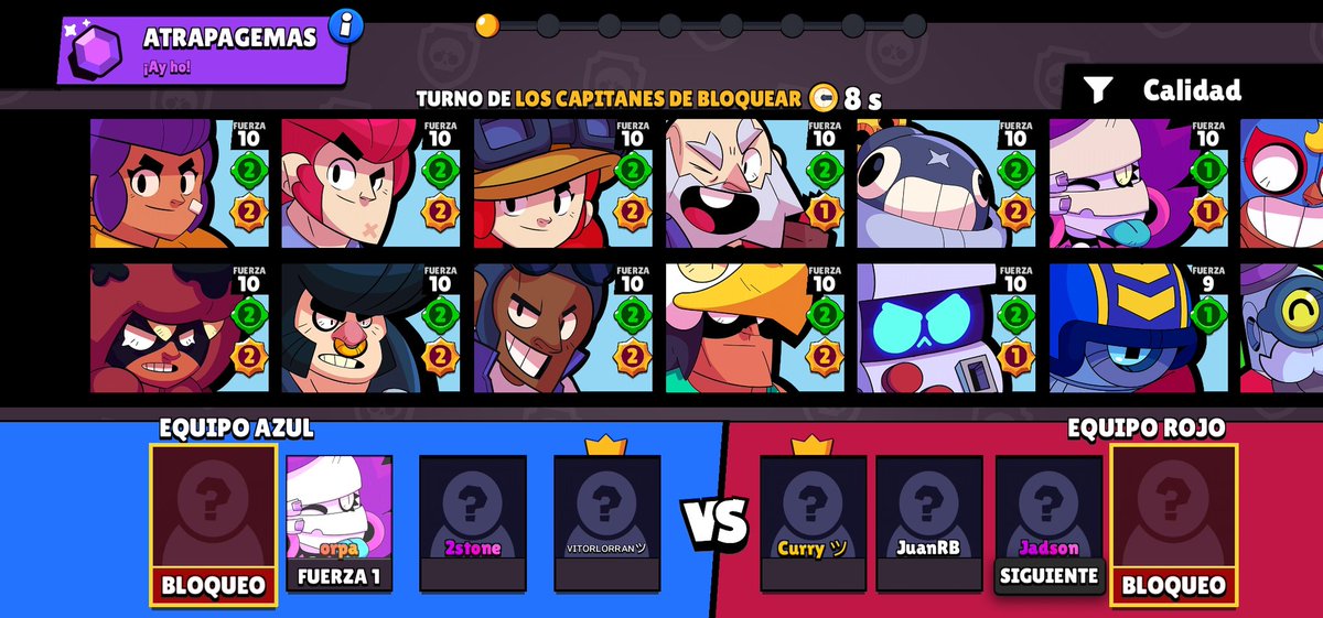 Emz fuerza 1... Wait for it 😐