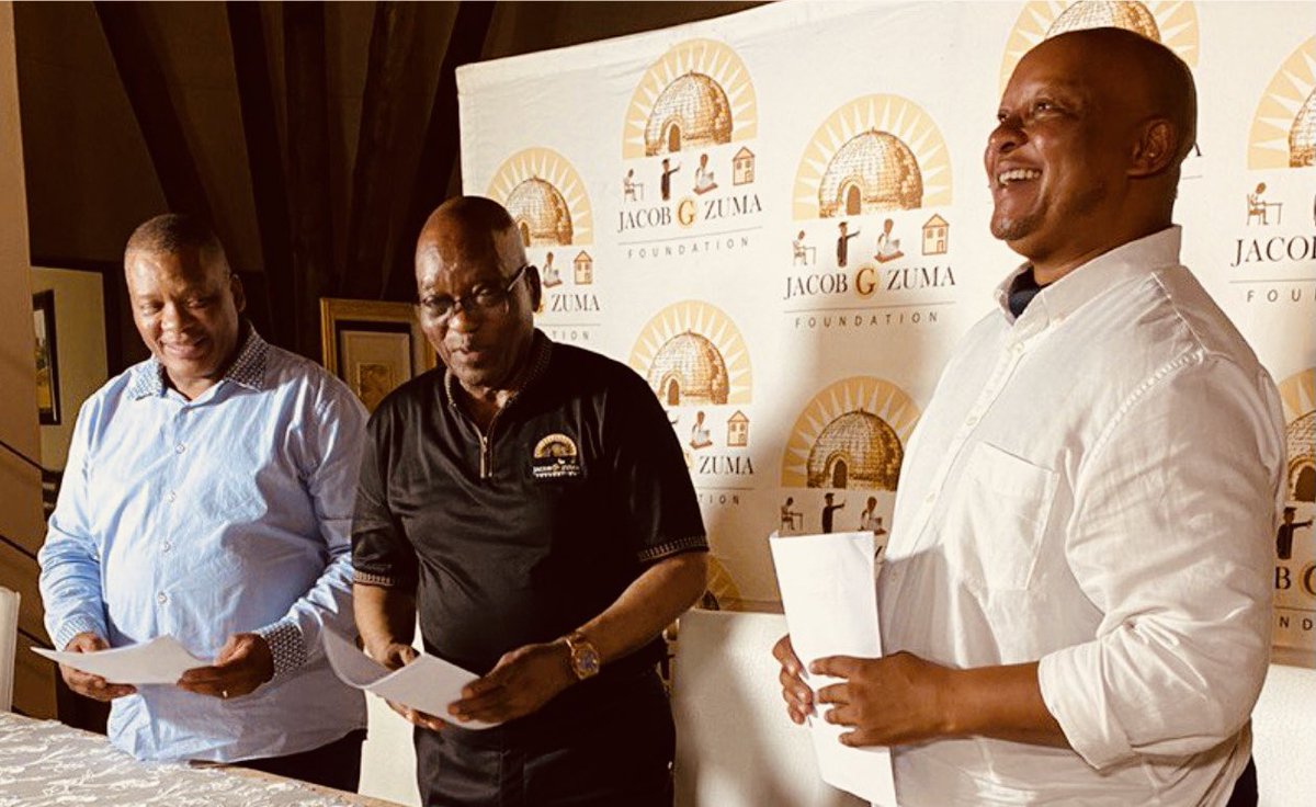 DZumaSambudla's tweet photo. Statement from @PresJGZuma : BREAKING NEWS
The Jacob G Zuma Foundations partners with Landile Shembe Foundation.  Another big milestone for both foundations, focusing energies into the continent. https://t.co/euCj65SHQw