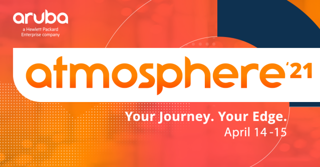 twerje's tweet photo. Join us on a journey to the Edge with the latest in networking, security, and automation in this immersive online experience. Grab your @ArubaNetworks Atmosphere seat today. https://t.co/5eLr4xGWe4 https://t.co/LMfHwbg7UE