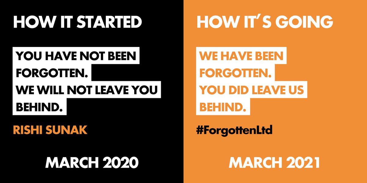 A little over a year ago, <a href="/RishiSunak/">Rishi Sunak</a> said those words. 

Many have been helped - but 12 months on, huge #GapsInSupport remain..

<a href="/BorisJohnson/">Boris Johnson</a>, why did your Chancellor chose to leave 2 million #ForgottenLtd taxpayers behind, when solutions have been proposed? #DISS

<a href="/hmtreasury/">HM Treasury</a>