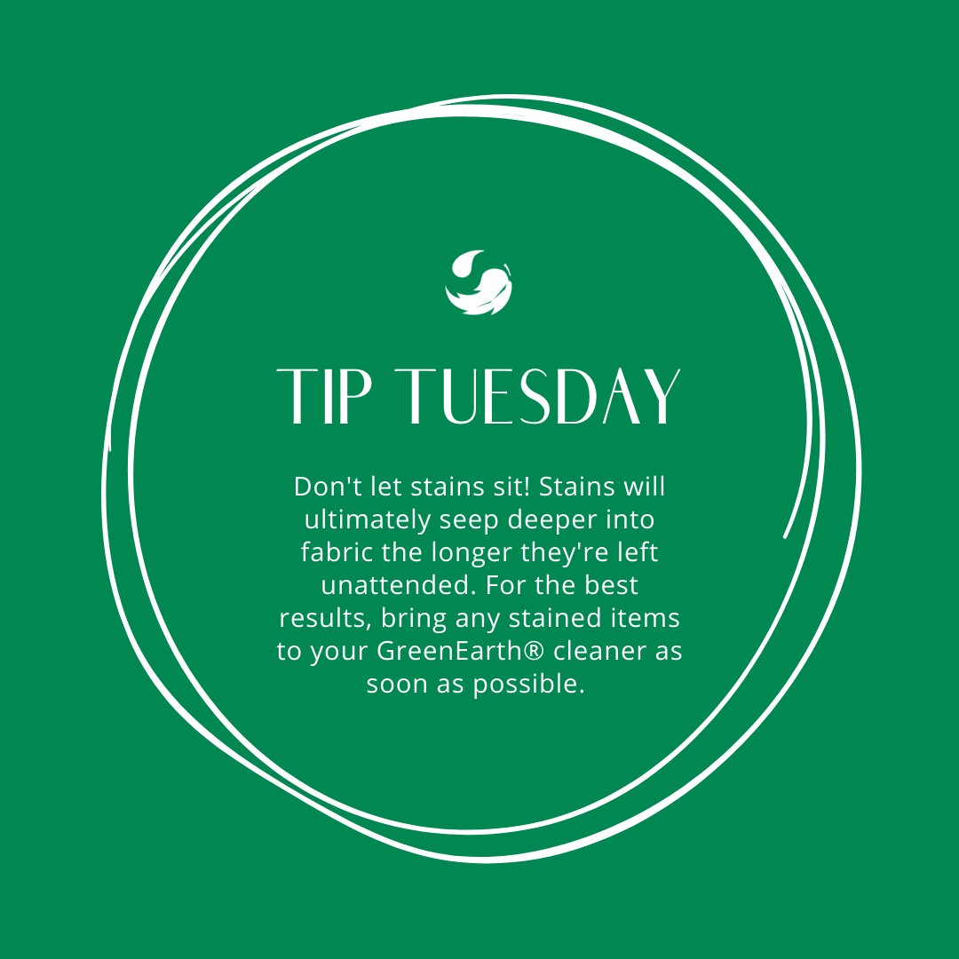 GreenEarthUK's tweet photo. Sometimes what you need is a professional's touch! GreenEarth® cleaners are trained experts when it comes to stain removal. #tiptuesday

Search our Store Locator to find an affiliated business near you: https://t.co/NjWGZjipWx. https://t.co/Srg5gMUALv
