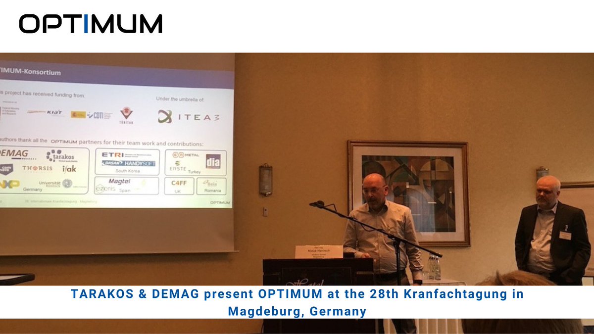 https://t.co/dsy2TSs9IB | On 5 March 2020, the 28th #Crane Conference took place in Magdeburg, Germany, where experts from #research and #industry meet to inform about trends and new scientific...
#OptimumPlatform #SmartFactory #cloudcomputing 
Read More: https://t.co/9h7G15qj21 https://t.co/Xzn8tJSgZo