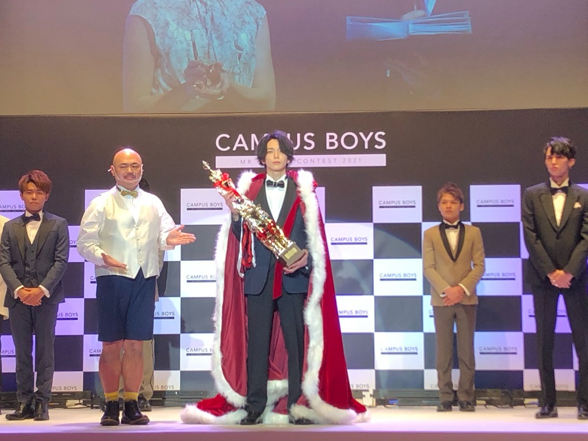 kurochan96wawa's tweet photo. CAMPUSBOYS2021
グランプリは山本健登さん！
準グランプリは陶山達平さん！
おめでとうございます！！

今回の授賞式を盛り上げた、登坂さんと青山百花ちゃんとクロちゃんでパシャリッ♪
あーん、百花ちゃん可愛すぎるしんよー！
#登坂　#青山百花　#クロちゃん
#キャンボイ　#山本健登　#陶山達平 https://t.co/7saILIkIKQ