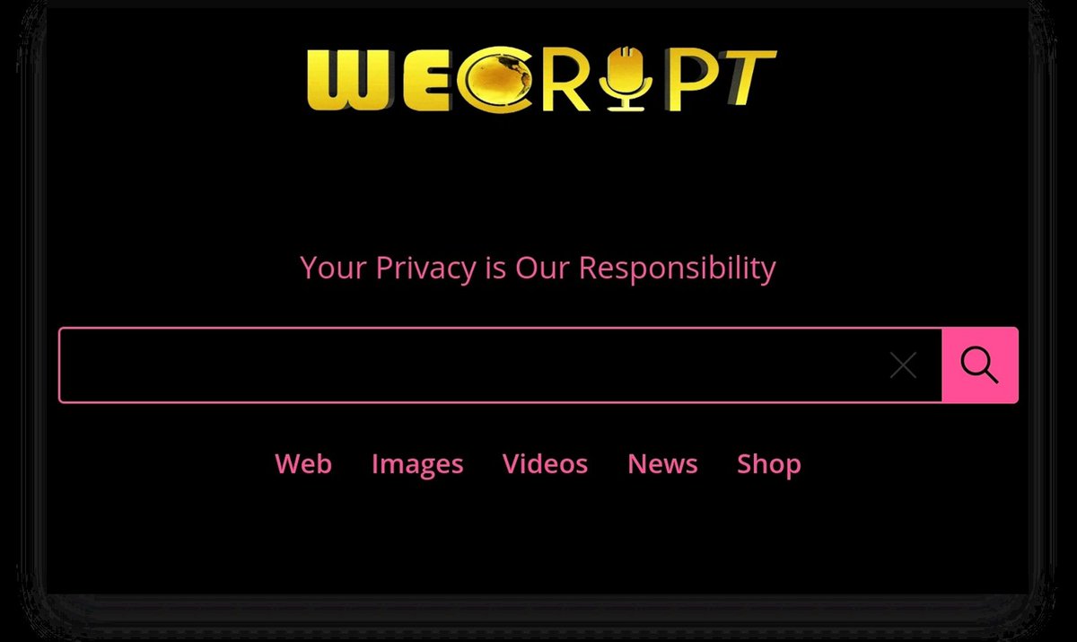WecriptSearch's tweet photo. #your privacy is our #responsibility !

#wecript #wecriptsearchengine #privacy #data #startup #onlineprivacy https://t.co/GypKltB7nU