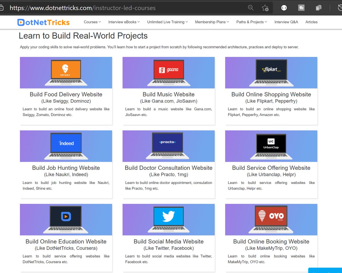 ScholarHatAcad's tweet image. Learn on- Job demand skills by buildingvarious projects using the best combination of technologies and industry best practise.
Know More:- bit.ly/3vUiyWO

#dotnet #projectdeveloper #angular #aspdotnetcore #azure #MVC #AWS