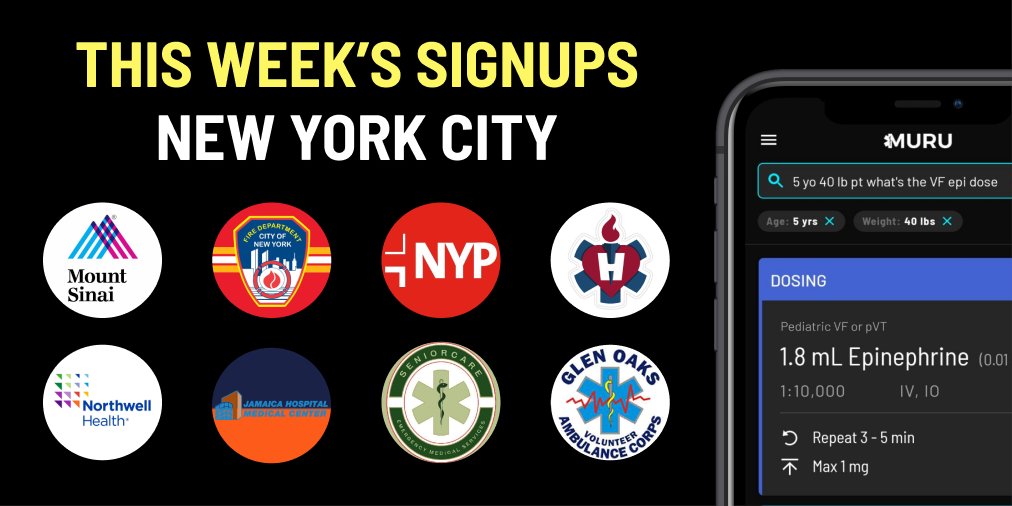 Murumed's tweet photo. #EMS deserves the best protocol software. #Paramedic &amp; #EMT across @HealthNYGov have been signing up for free weekly. Have you?

#HealthTech #nycstartup #firstresponder https://t.co/8Dj6545PvQ