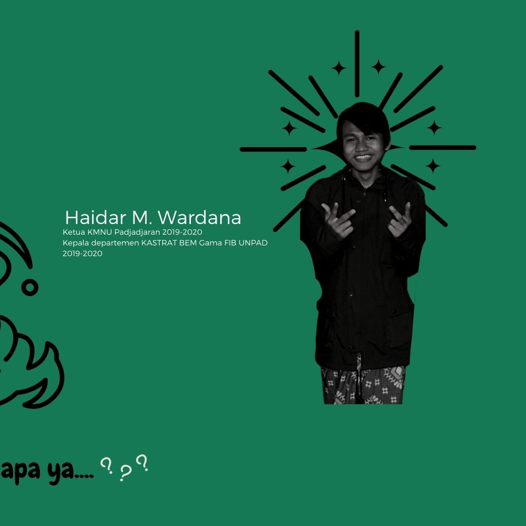 Noncepadjia's tweet photo. Assalamualaikum ges
Yok yang belum daftar segera kontak cp yang tertera ya...
Btw yang bakal ngisi materi pada cool2 banget loh, ada kang @Haidarmaulanaw @AAlvauzi @AsepSaj09256576 sama kang M. Tarmidzi.
Ayo gabung KMNU...!!!
#kmnu
#kmnupadjadjaran
#kmnupusat
#kmnubandungraya https://t.co/huvH5OaBhb