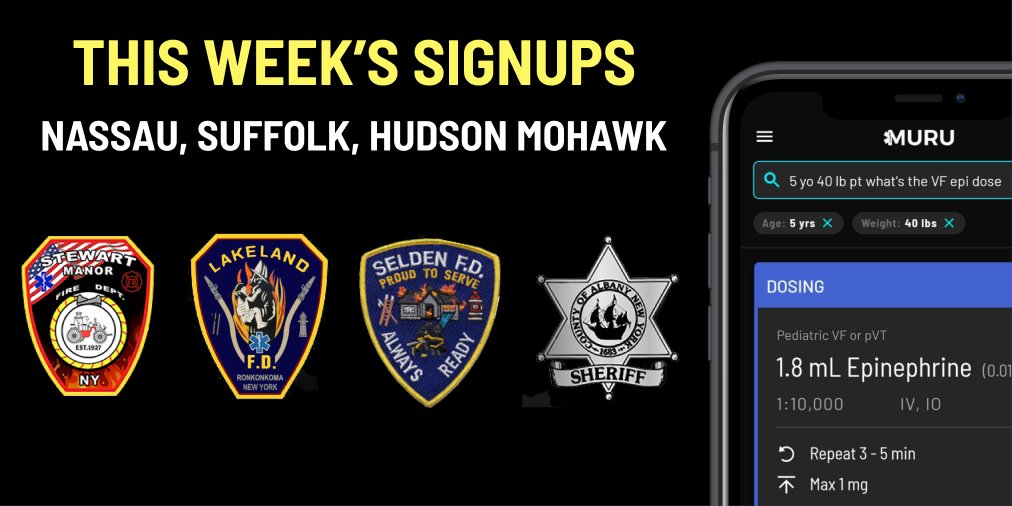 #EMS deserves the best protocol software. #Paramedic &amp; #EMT across <a href="/HealthNYGov/">NYSDOH</a> have been signing up for free weekly. Have you?

#HealthTech #nycstartup #firstresponder