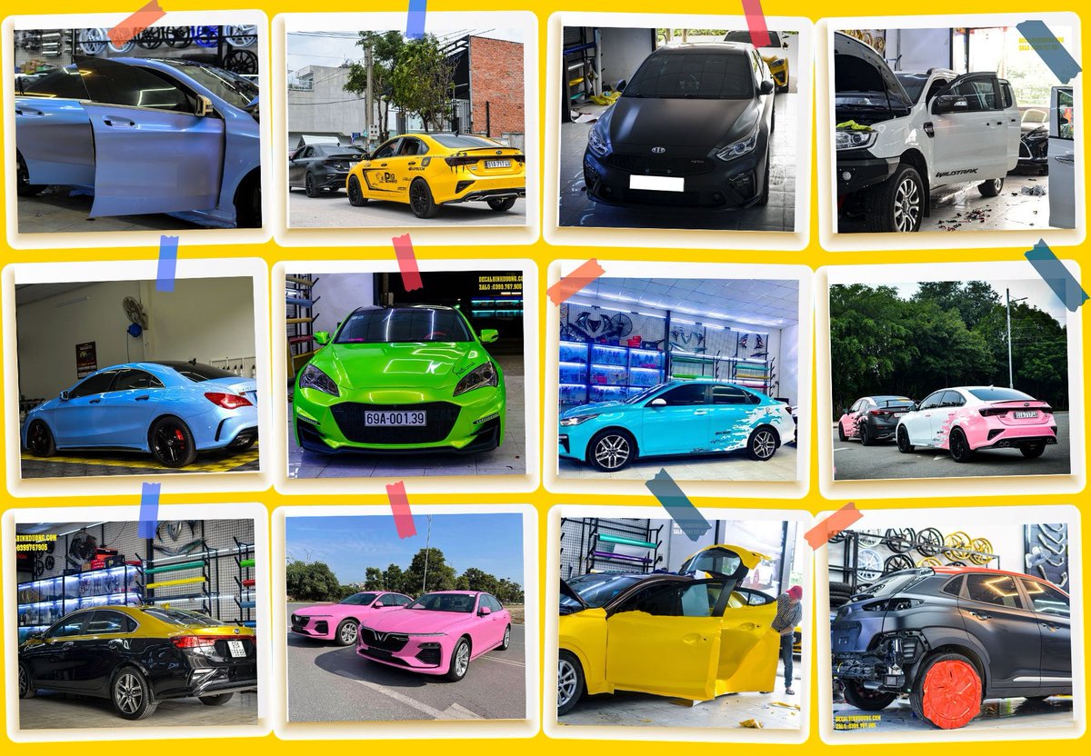 XeXep4's tweet photo. Wrap Đổi Màu Xe Ô Tô Chuyên Nghiệp: Gợi Ý Mẫu Wrap Xe Hot Nhất
https://t.co/B626wDSkaA
#wrapdoimau #temxeôtô #decalxeôtô #decalxehơi https://t.co/EcYd5tULcD