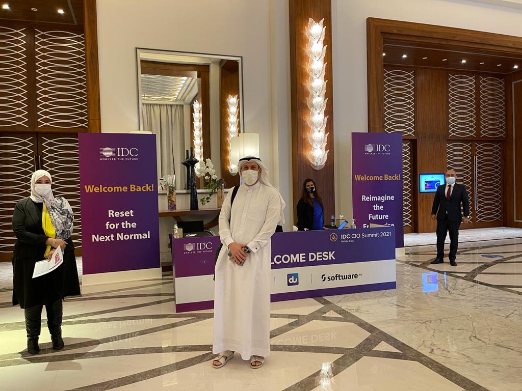 Restarting #responsibly #physicalevents ! Welcome to the #IDCMECIO exclusive #executive roundtable session with <a href="/IDC/">IDC</a> &amp; <a href="/Microsoft/">Microsoft</a>. Happy to present our first delegate of the day! <a href="/JyotiIDC/">Jyoti Lalchandani</a> <a href="/RonitaDXB/">Ronita Bhattacharjee</a> <a href="/RaniaHMustafa/">Rania Mustafa</a> #keepsafe