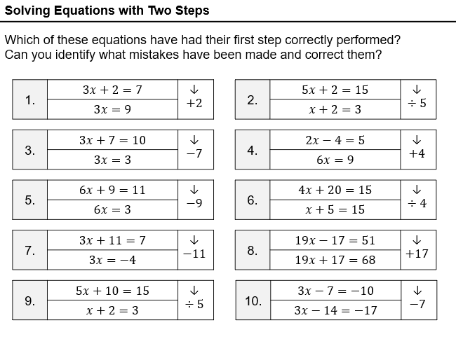 TickTockMaths's tweet photo. I like a small steps activity https://t.co/9TkrwHeq3h