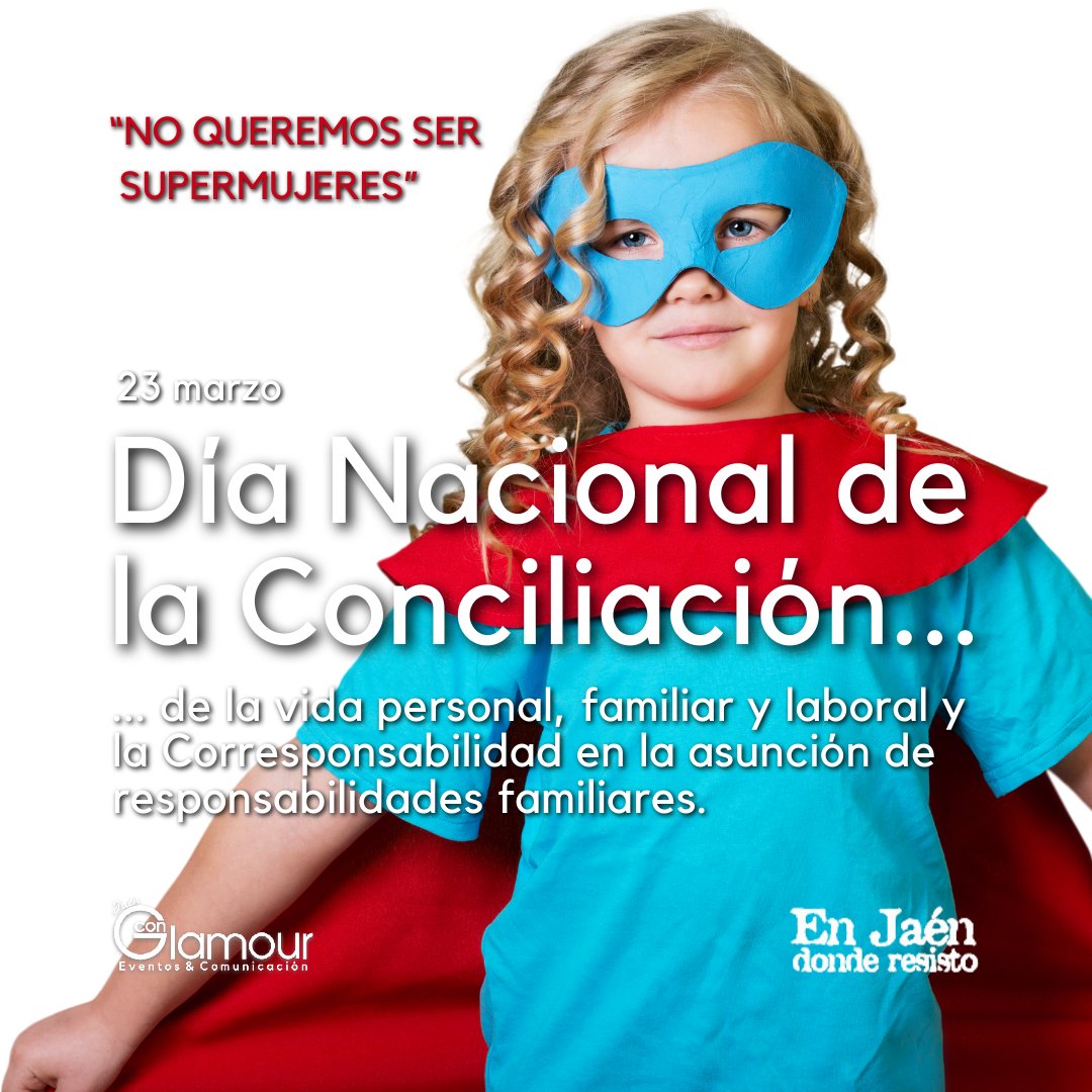 conGlamour_'s tweet photo. 🟣  ¡¡No, no queremos ser #Supermujeres!! 🦸‍♀️

👩🏻‍🏫 Eduquemos a nuestros hij@s en una #ConciliaciónReal 💯

#ConGlamourComunicación #EnJaénDondeResisto #Jaén #Conciliación #Familia #Trabajo #Responsabilidad https://t.co/GR50QucKNC