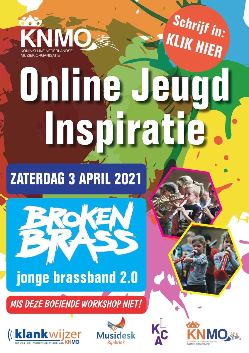 Wil je een keer 'out of the (harmonie)box' spelen? Dan is dit een leuke (online) workshop voor je! Geschikt voor álle muzikanten; jong, iets minder jong, houtblazers, koperblazers én slagwerkers. klankwijzer.nl/agenda/eveneme…