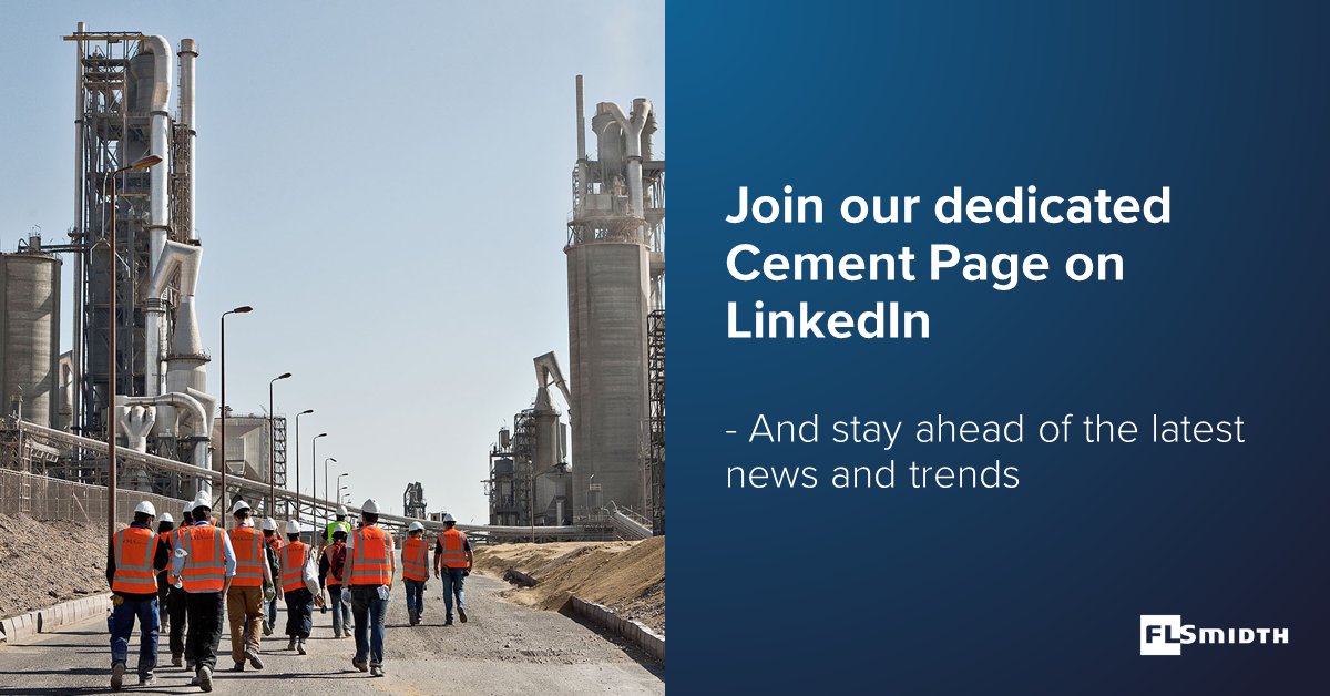 Fuller_Tech_'s tweet photo. Are you a #cement professional? Did you know we have a dedicated LinkedIn cement page for you? Just click and follow here: https://t.co/CVVZmV677Z
#FlSmidth #cementindustry #cementnews #MissionZero #ProductivityProviderNo1 #WeDiscoverPotential #sustainability https://t.co/ibQausPkY0