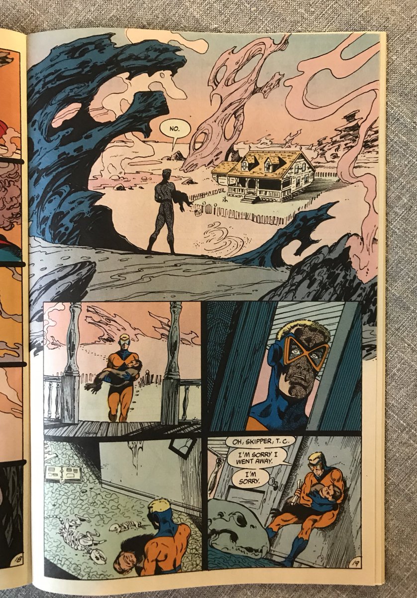 There’s more here. Just the character of this limbo alone, cold and desolate. To walk his character through here as we head toward that conclusion seems such a bleak choice. To arrive home and find the pets he left behind dead now too ... ouch.