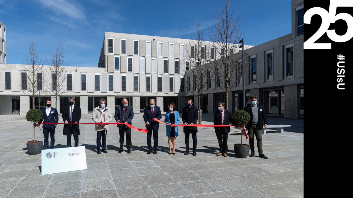 USI_university's tweet photo. 🌿Uno #spaziopubblico esempio della #collettività che sceglie insieme e un “#campo” dove “seminare” quanto contribuirà a nutrire il futuro ⏩ del #territorio. Il Consigliere di Stato @manuelebertoli #ieri alla #cerimonia di #inaugurazione del #CampusEst #Lugano
#USI25 #USIsU https://t.co/1W0T67ZGR8