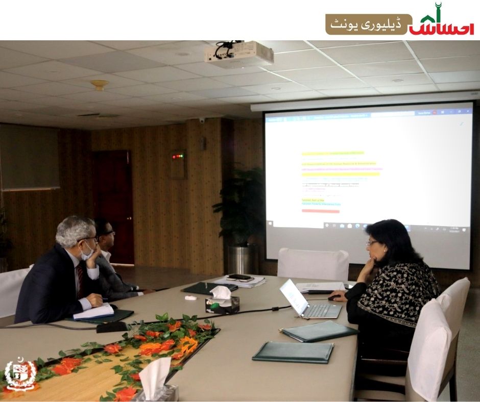 SaniaNishtar's tweet photo. We had a progress review meeting of the #EhsaasDeliveryUnit yesterday as well. https://t.co/dq7HLoK2r1