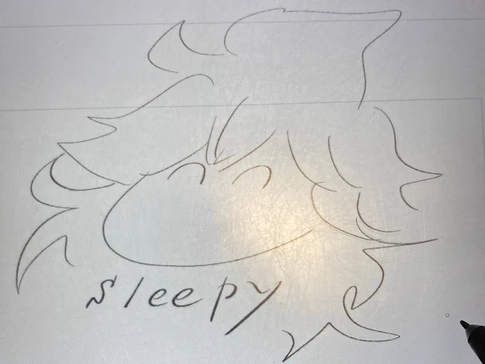 やること一段落したからイデアズ描こ?と思ってちょっと作業し始めたら今スーパー眠い 
