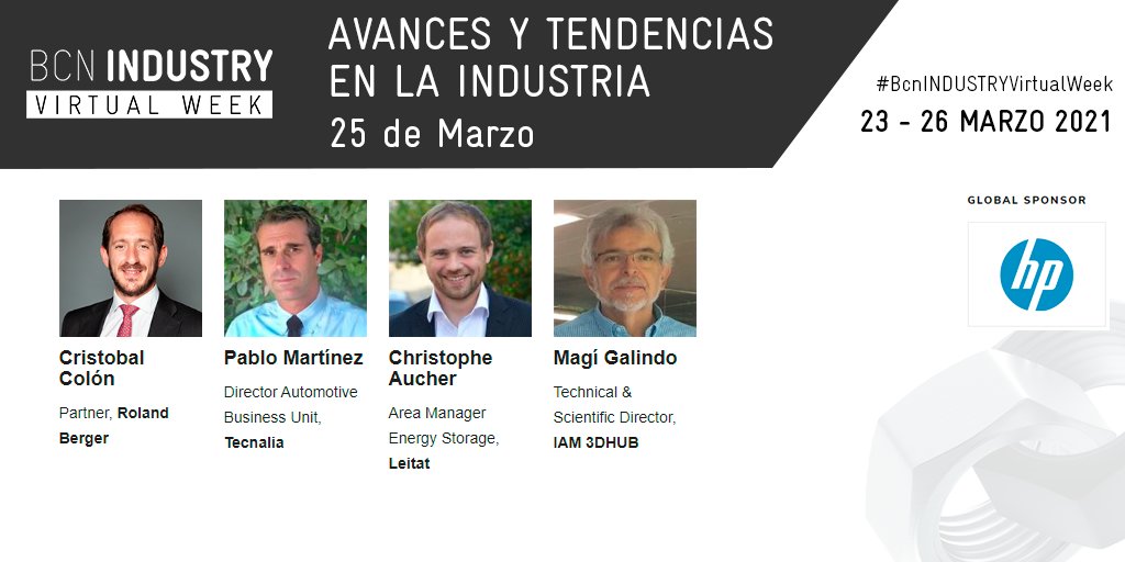 IAM3DHUB's tweet photo. ¡Hoy, nuestro director técnico y científico, Magí Galindo participa en #BCNIndustryVirtualWeek debatiendo sobre los avances y tendencias en la industria.

Apúntate aquí⤵
https://t.co/TH8I7iUaZ8

#Industria40 #fabricacióadditiva #impresion3d 

cc: @industry_arena https://t.co/X8CbFV5dgH