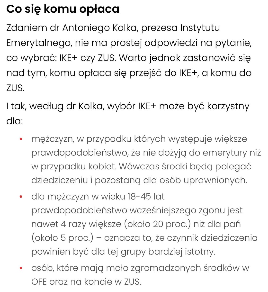 Inst_Emerytalny's tweet photo. W artykule @PrawoPLserwis komentarz @AntoniKolek dotyczący co się komu opłaca w ramach likwidacji #OFE.
Więcej inf. o OFE będzie można dzisiaj usłyszeć podczas #webinar gdzie A.Kolek i @OSobolewski będą tłumaczyli kiedy warto wybrać #ZUS a kiedy #IKEplus
https://t.co/Z8iixRFjLR https://t.co/601LZHezZX