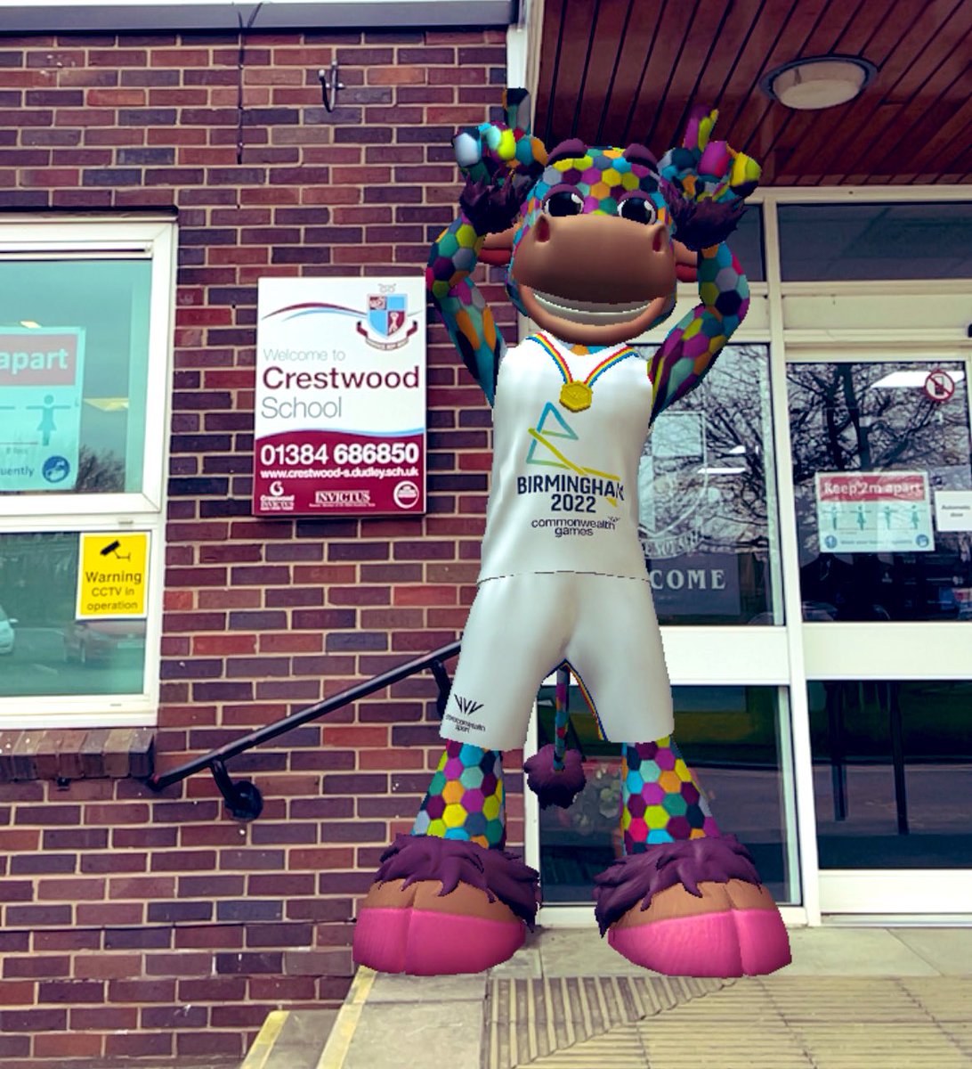 Crestwood say a very good morning to #Perry the bull the mascot for <a href="/birminghamcg22/">Birmingham 2022</a> can’t wait for the world to see #Birmingham 💪
The count down begins! #PE #SchoolSport #CommonwealthGames