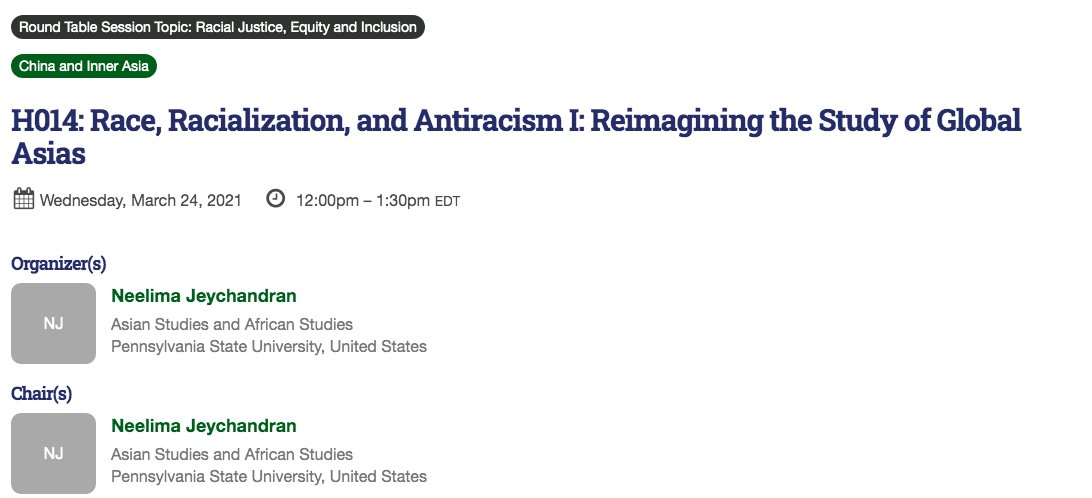 KhatijaKhader's tweet photo. H014: Race, Racialization, and Antiracism I: Reimagining the Study of Global Asias https://t.co/163kjM9Lv8 

#AAS2021 #Race #IndianOceanWorld https://t.co/NNILxppSnE