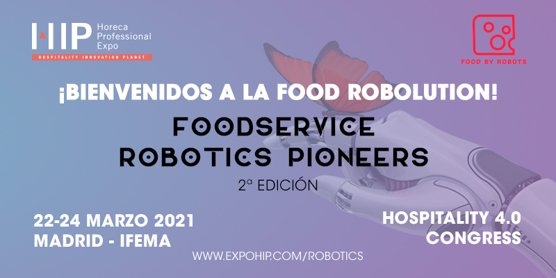FoodByRobots's tweet photo. ¡Hoy es el gran día! Iniciamos a las 10:30h nuestra segunda edición Foodservice Robotics Pioneers https://t.co/ikHtLDpjVd ¡Os esperamos! #HIP2021 @expohip #FoodserviceRobotics #FoodRobolution #Robots #Automatizacion #Futuro #Madrid #FoodTech https://t.co/kxCRwBoPxH