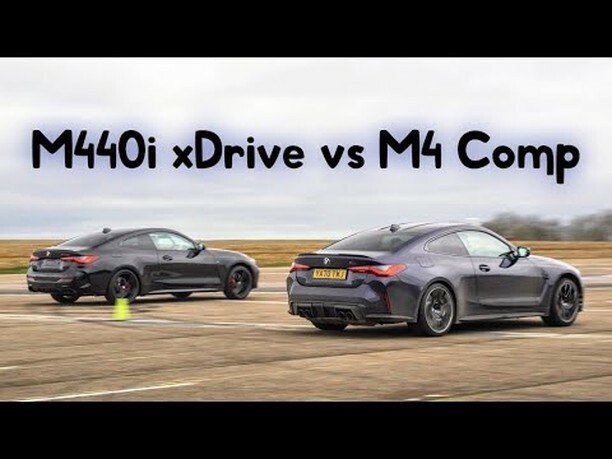 BMWforum_gr's tweet photo. VIDEO: BMW M4 Competition vs BMW M440i xDrive — How Much Faster is the M4?
#bmw #BMWM4 #BMWM440i #brakes #circuit #comparison #ComparisonTest #competition #drag #handling #M4 #M4Competition #M440i #M440ixDrive #Power #test #track #xDrive
source: @bmwblog… https://t.co/OfKwhV0gcW https://t.co/9pO1IXWUlQ