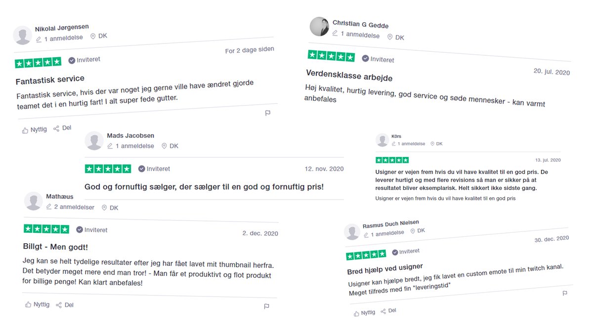 UsignerDK's tweet photo. Her hos uSigner er én af vores høje prioiteter kundeservice. ✅ For os er det vigtigt, at klienten får den bedst mulige oplevelse. 🌟

Er du ikke sikker på at handle med os? 🤔 Vi har her samlet nogle anmeldelser fra vores klienter, som kan ses på billedet nedenunder. 🚀 https://t.co/9qY4Ylvdvr