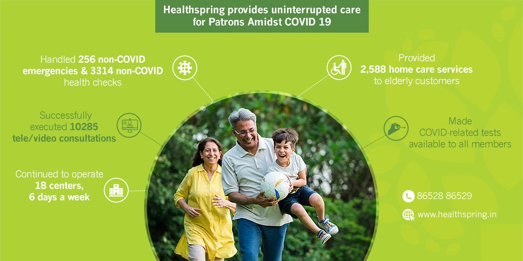 TheHealthspring's tweet photo. Pandemic or not, when it comes to uninterrupted care, we've got your back! #Healthspring #HealthspringCares #Covid19 #CoronaVirus https://t.co/vR2zf0XX09