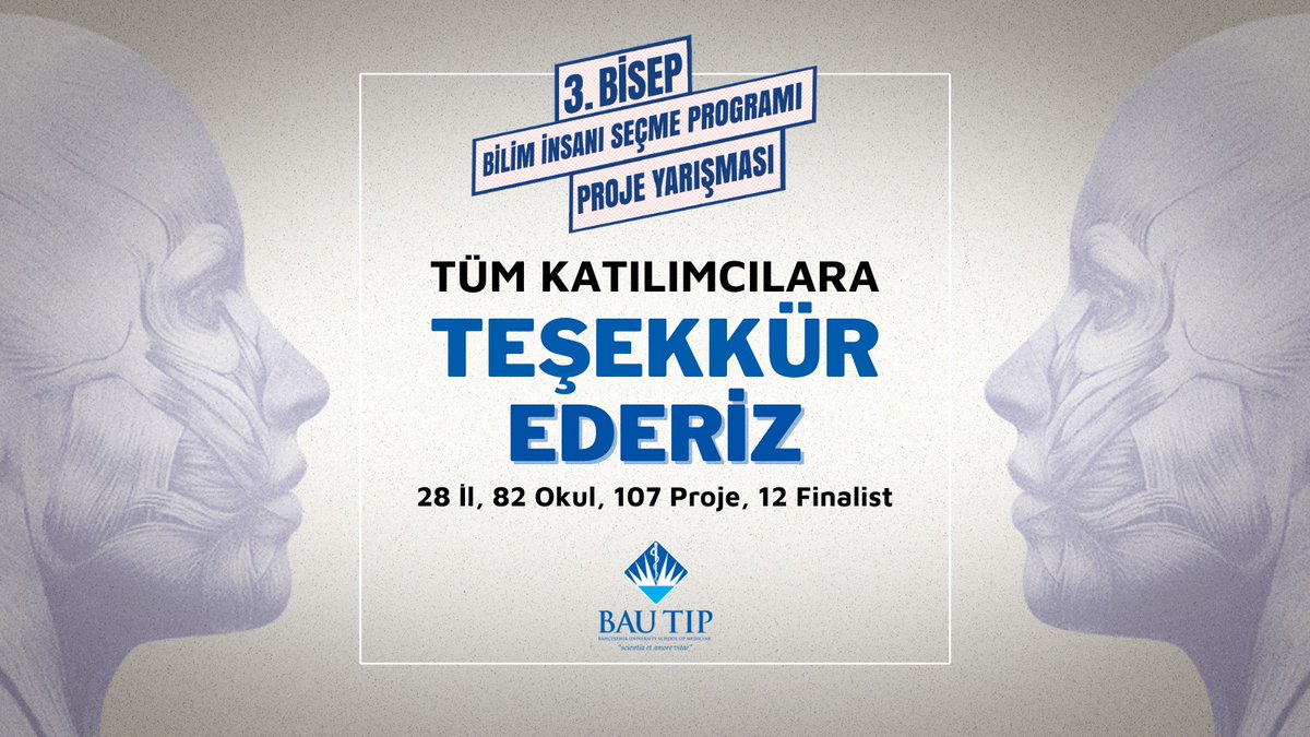 TIPBAU's tweet photo. Yarışmamıza 82 farklı okuldan ve 28 ilden 107 proje gönderildi!

92 projenin değerlendirmeye alındığı yarışmamızda öğrenciler 12 farklı proje ile sunum yapmaya hak kazandılar.

Proje gönderen tüm öğrencilerimize, onlara destek olan danışman öğretmenlerine ayrıca teşekkür ederiz🍀 https://t.co/URnKDj9uf0