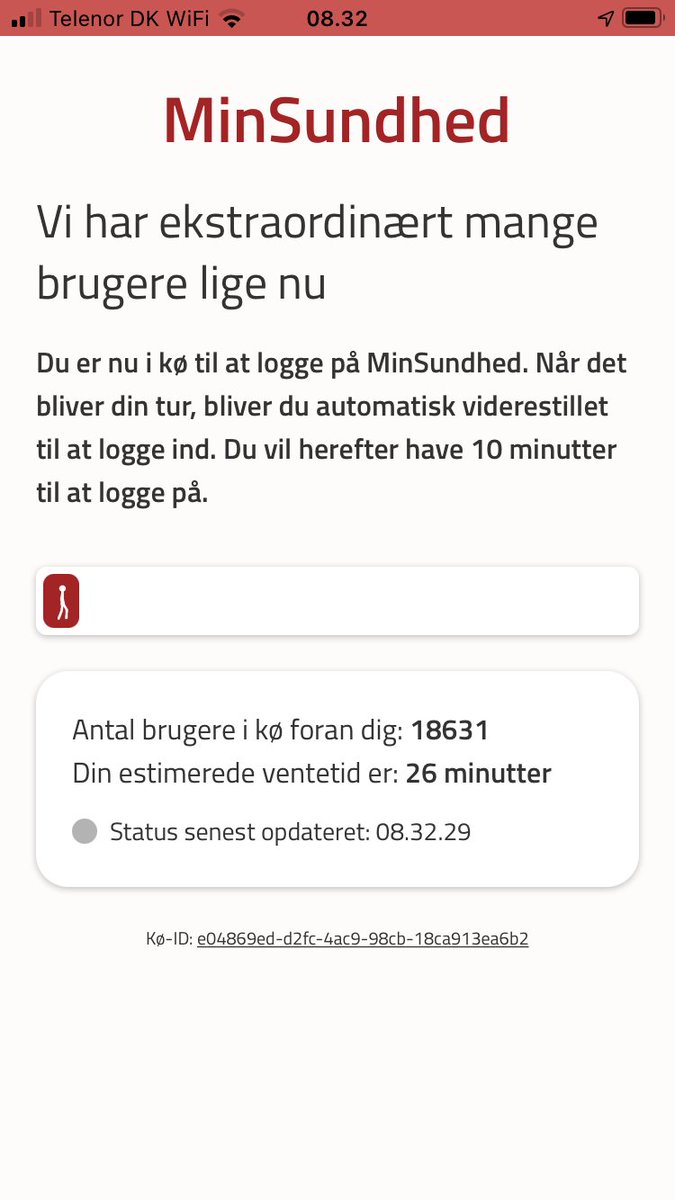 Coronapas … med kø #Danmarkåbner med queue-it #dkpol <a href="/DKsundhed/">Indenrigs- og Sundhedsministeriet</a>