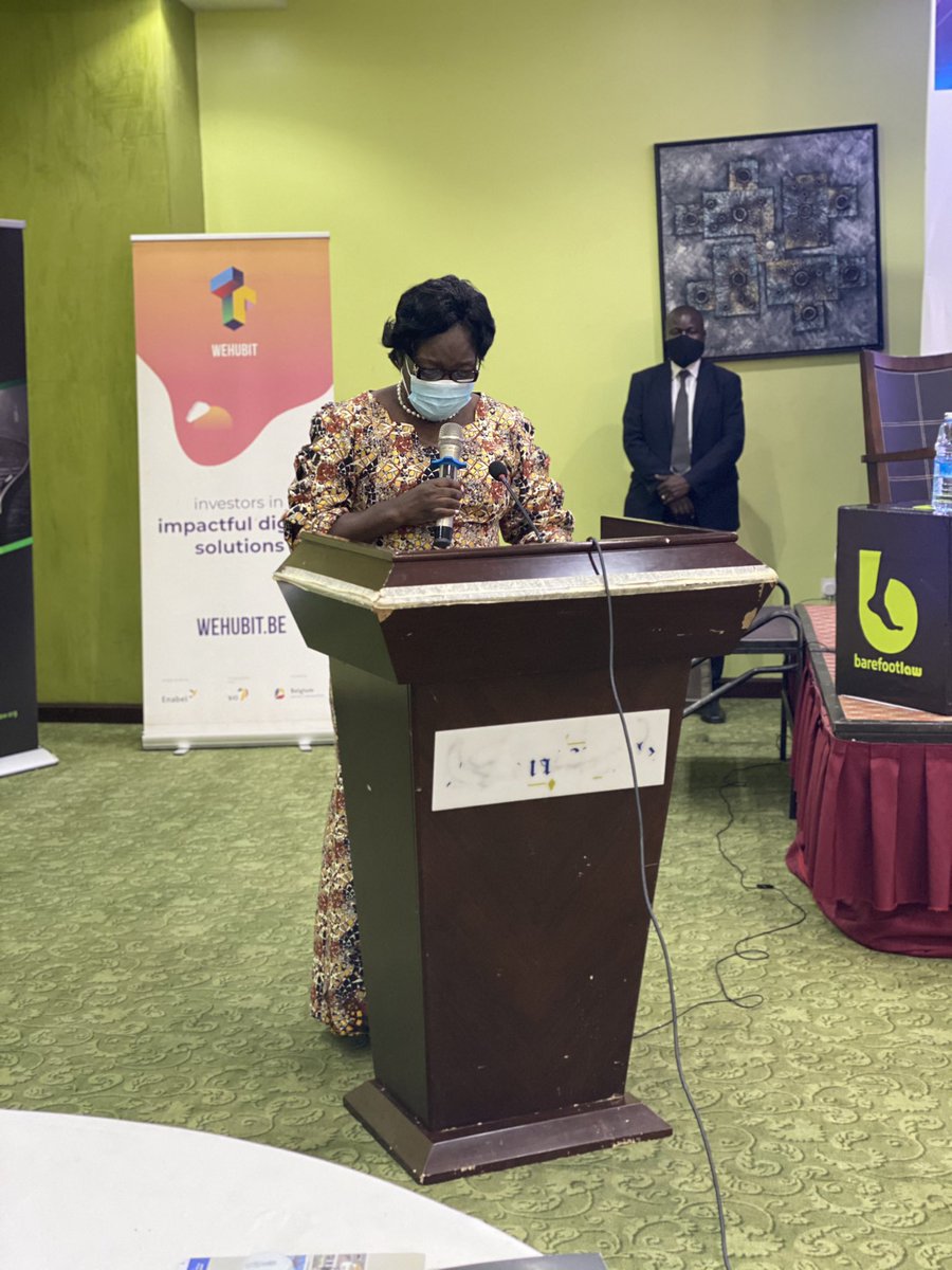 PhoebeMurungi's tweet photo. National workshop on women’s rights ongoing. Opening address by @RebeccaKadagaUG, remarks from the Executive Director of @barefootlawUG @abila1914 Discussing results from a project designed to use digital tools to make access to justice more readily available to women #LEWUTI https://t.co/MHkElOpkq5