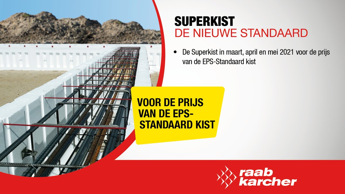 De nieuwe standaard!
De Superkist in maart, april en mei 2021 voor de prijs van de EPS-Standaard kist.

Shop direct online en profiteer van deze actie: ow.ly/H13k50E5Tgz