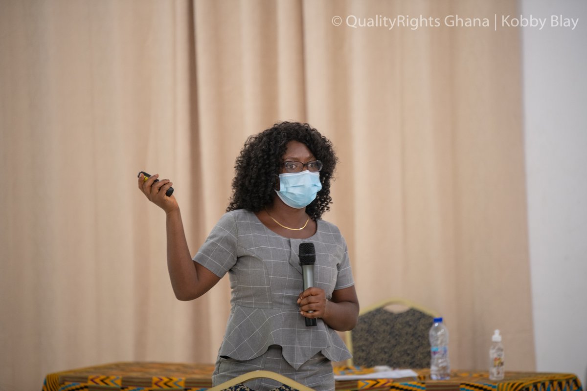 QRGhana's tweet photo. #QualityRightsGH Facilitators in action..as we enter into day 2 of our 5-day #QRface2face training. Each facilitator previously trained, including completing their #qualityrights etraining course and coached several others over a year now. https://t.co/7hGqcQnm52
