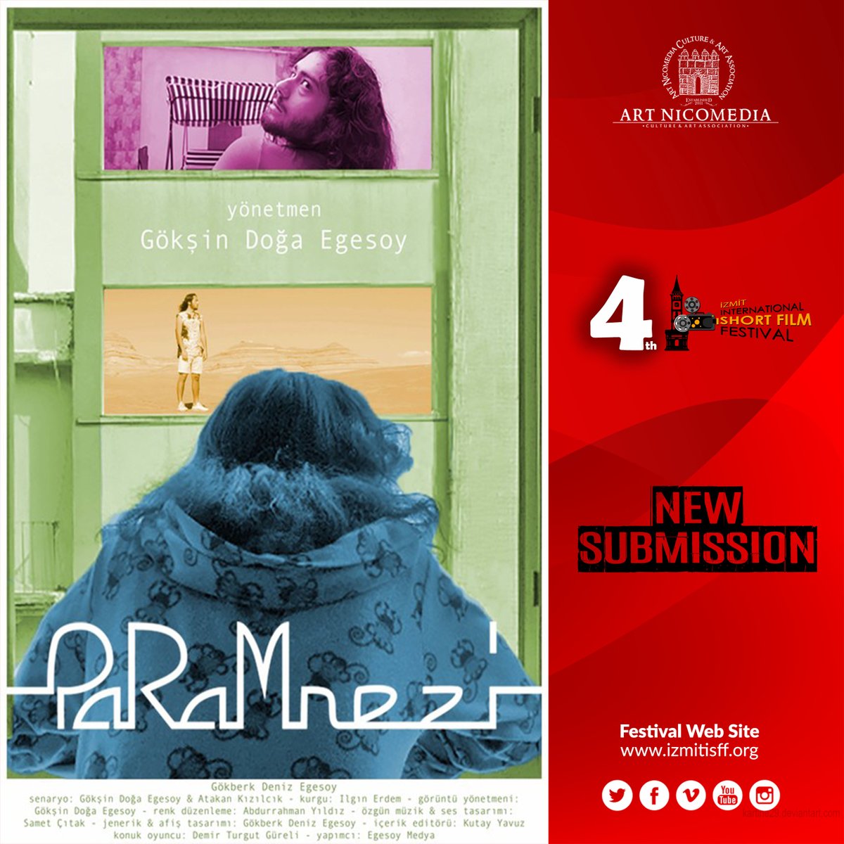 ArtNicomedia's tweet photo. #earlybird #deadline is continue!

Submit your film via #FilmFreeway
https://t.co/gZcE3Nsfbw

#izmit #iisff #international #shortfilm #cortometraje #shortfilmfestival #festival #kısafilm #film #director #producer #filmmaker #movie #event https://t.co/aJMJzQwISe