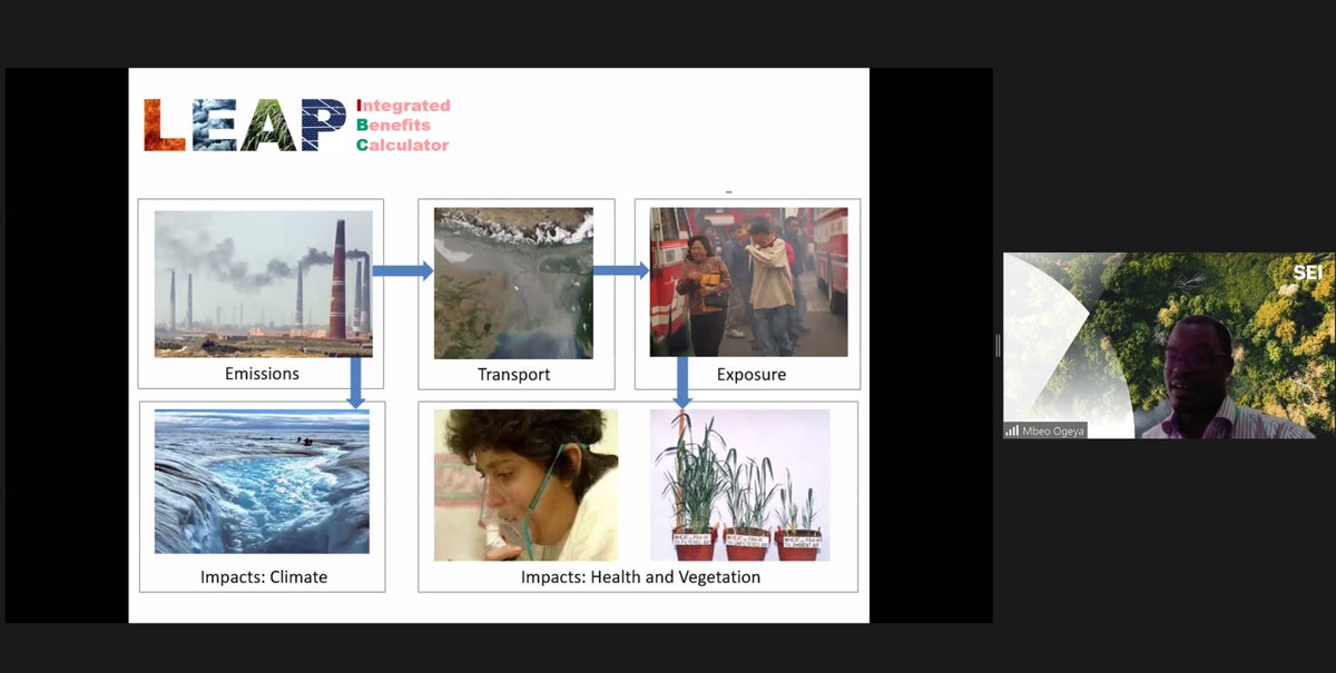 Lawrencenzuve's tweet image. Mbeo Ogeya presents on the role of subnational gvnts &amp;amp; non-state actors in managing #ShortLivedClimatePollutants towards achievement of vision 2030. @SEIresearch has supported county gvnts thro' training #GHG inventory teams on mitigation scenario analysis &amp;amp; supporting #NAPs