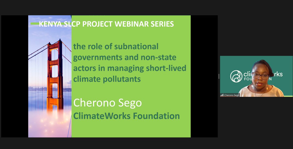 Lawrencenzuve's tweet image. Mbeo Ogeya presents on the role of subnational gvnts &amp;amp; non-state actors in managing #ShortLivedClimatePollutants towards achievement of vision 2030. @SEIresearch has supported county gvnts thro' training #GHG inventory teams on mitigation scenario analysis &amp;amp; supporting #NAPs