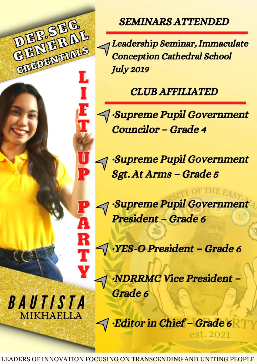 LiftupParty's tweet photo. Catch us today at 7:30-8:20 for our Live Campaign, March 25, 2021 (Thursday) for the Miting De Avance, March 26, 2021 (Friday) for the Election Day! https://t.co/DFBFfjraOH