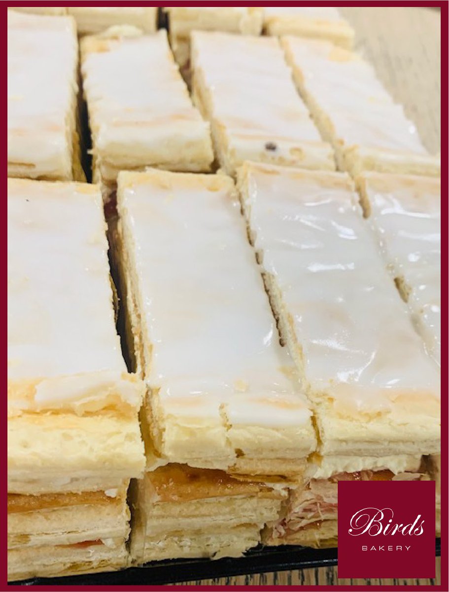 birdsbakery's tweet photo. Our Cream Slice is perfect when paired with a cup of tea or a Birds' coffee.
https://t.co/Y57Ib9EjEF
#bakery #birdsbakery #creamslice #coffee https://t.co/u0KMS9bT3G
