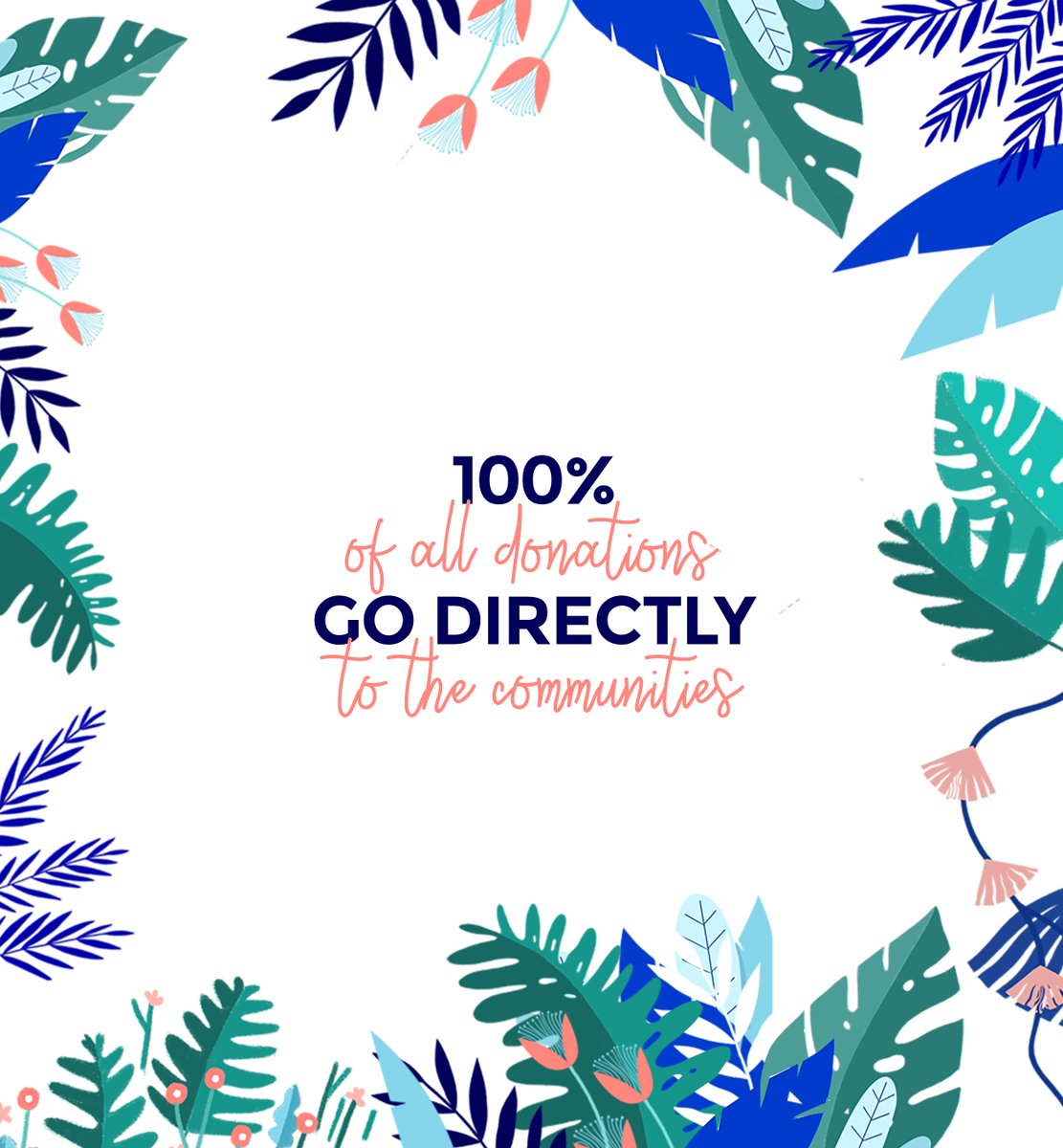 Every cent goes towards supporting families and local small businesses.