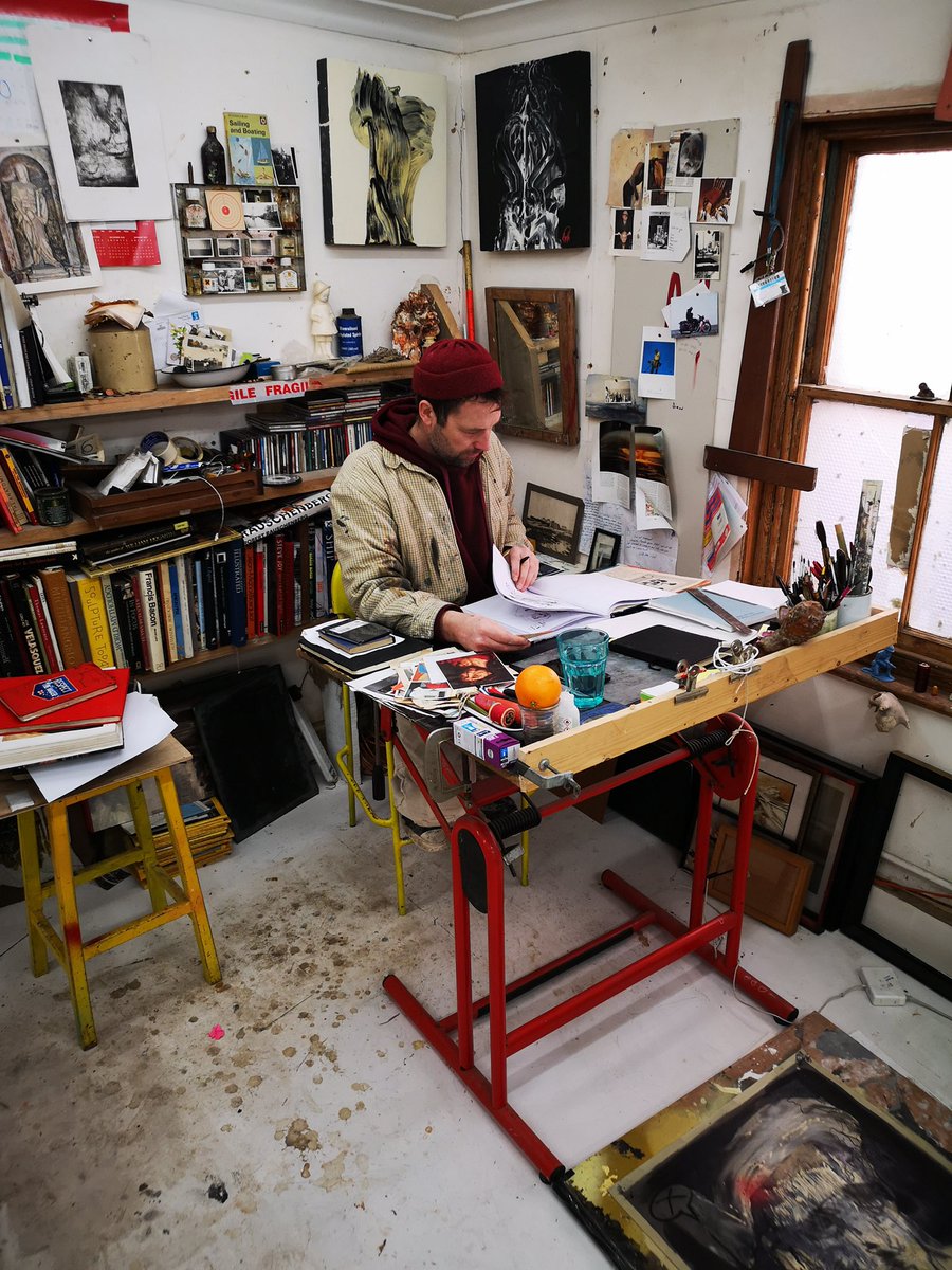 ryeartists's tweet photo. 1/2 Artist of the week Robert Sample in his studio - some words from his website “Robert Sample has exhibited extensively in London as well as the continent........
#ryeartists @robertsampleart #robertsample #painting #workspace #artiststudio https://t.co/cLGrcfbY7B