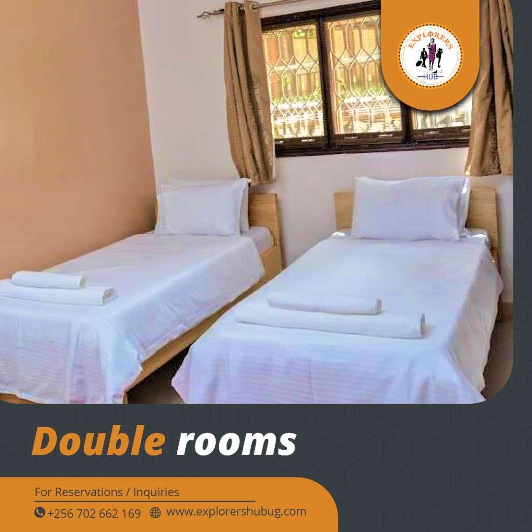 Explorers_hub's tweet photo. Relax in our double rooms that come with exceptional services for you to enjoy. You can visit our website on: https://t.co/2k4H5Mgbzz or find us at Plot 04, Lower Kololo Terrace, Kampala | For Reservations +256 706 616 714 | Open 24 Hrs.

#Explorershub #Accommodations https://t.co/2cFtNzw6FC