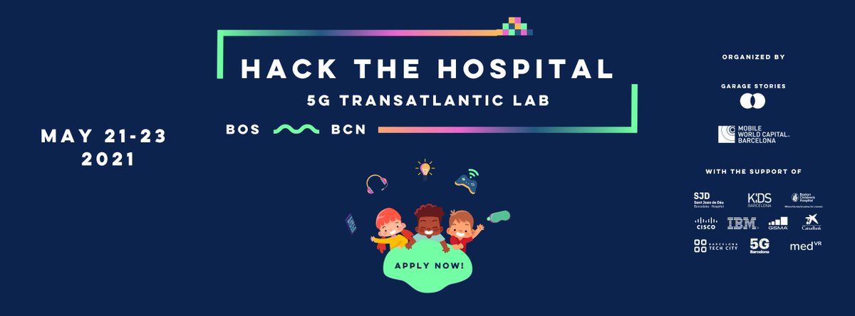 💻L'hospital <a href="/sjdbarcelona_es/">Hospital Sant Joan de Déu Barcelona ES</a> membre del <a href="/ClusterDisseny/">Clúster Disseny</a> participarà a la 1a ed. de #HackTheHospital 5G Transatlantic Lab, un #hackathon per millorar l'experiència dels pacients pediàtrics al <a href="/BostonChildrens/">Boston Children's</a> i al mateix St. Joan de Déu.

Participa-hi!
👇
bit.ly/3tJRBmw