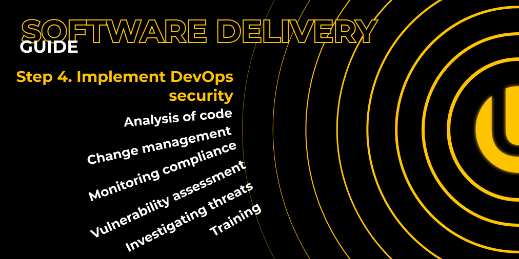 upplabs's tweet photo. #UppLabs continues the tradition of sharing our tips on #deployment and #development.
Step 4. Implement #DevOps #security π‘οΈ
Visit our website and learn other #securitytips for your #application: https://t.co/RKHHyMwJjy
#SoftwareDevelopment #deliveryprocess #softwaredelivery https://t.co/k1ahFDG946