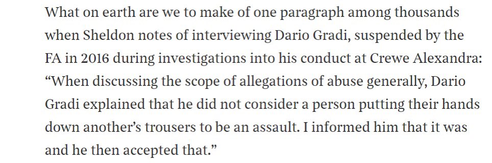 KentWomble's tweet photo. First episode was a tough watch and no doubt more to come. Profound respect for the players that found the courage to finally speak out as adults. #BarryBennell we now know about but #DarioGradi ? Something was rotten in the state of Crewe Alexandra... #FootballsDarkestSecret https://t.co/DCRFrRmrJX