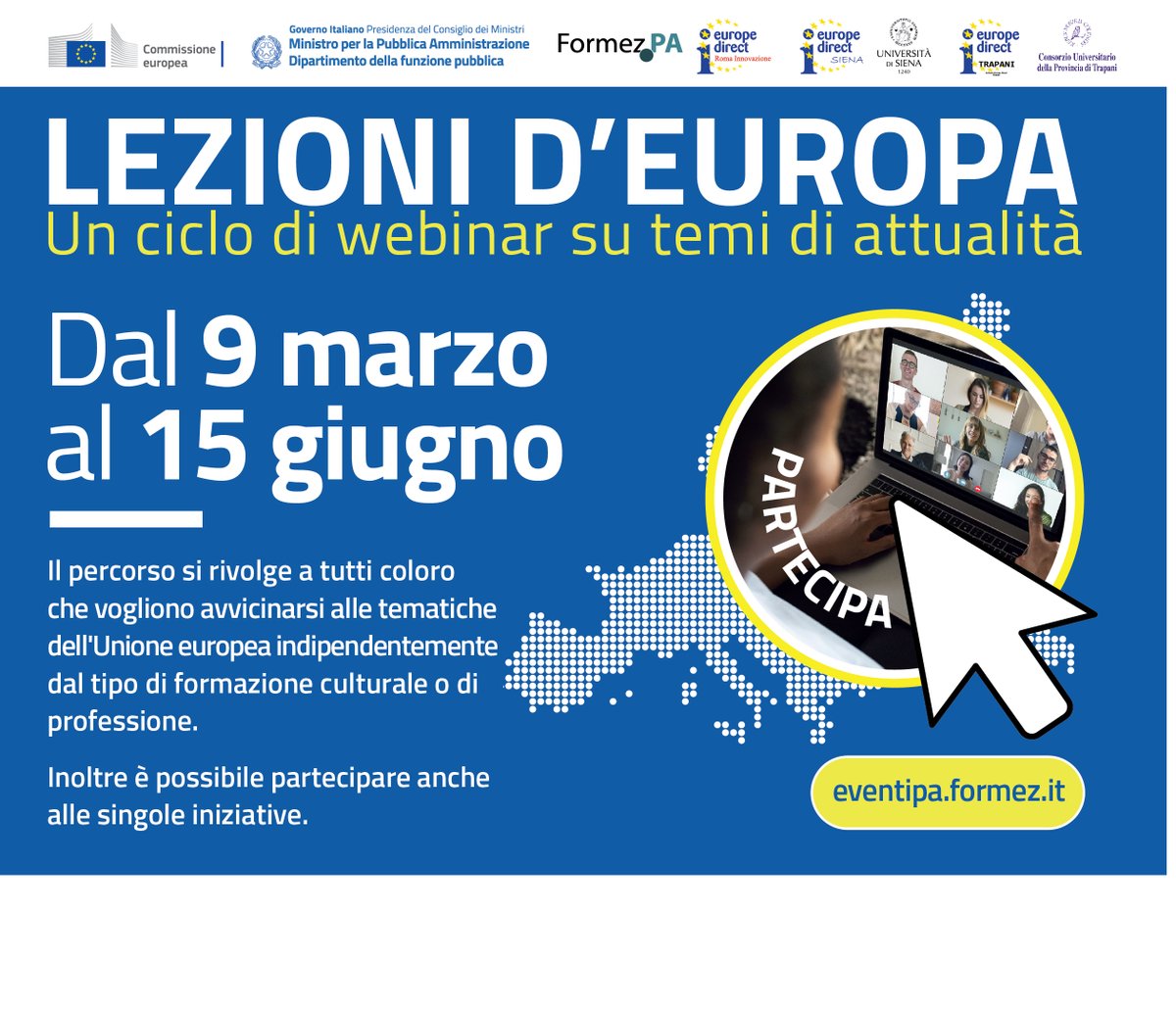 ED_RMInnov's tweet photo. Vuoi conoscere il "Recovery Plan europeo e i piani nazionali per la resilienza e la ripresa?" Partecipa al quarto webinar del ciclo "Lezioni d'Europa" il 30/3 alle 10,00. E' necessaria la registrazione al seguente link: https://t.co/ch59s3wEK2 https://t.co/aklZIZ3TIR
