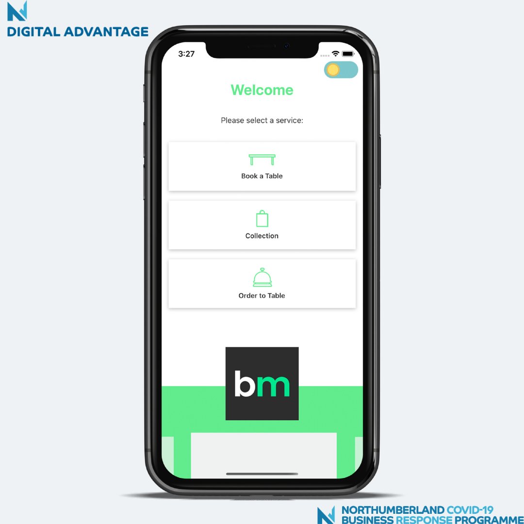 Food &amp; beverage business? Could you benefit from an APP to allow customers to order, pay, collect and/or book tables (soon!) get in touch with the NCBRP team today!

Must register by 5pm, 29 March: northumberlandbusinessresponse.co.uk

#APP #SocialDistancing #Hospitality @BusinessNland