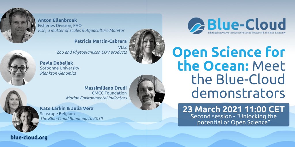 BlueCloudEU's tweet image. Join us this morning for the latest updates on the development of Blue-Cloud, piloting innovative digital services for #oceanscience.
blue-cloud.org/events/open-sc…
#oceandecade #openscience #h2020 #marineresearch